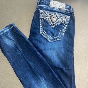 Miss Me ankle skinny jeans